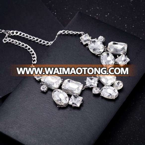 Wholesale Fashion Geometrical Stones Fine Jewelry Necklace