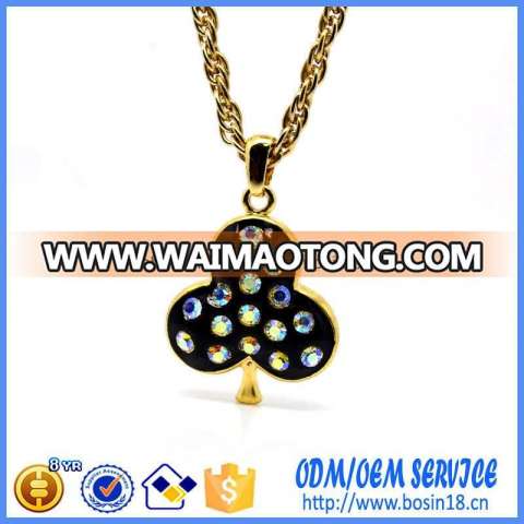 Custom Cheap Dubai Gold Plating Pendant Necklace for Wholesale