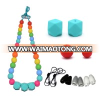 2018 New Fashion Jewelry Teether Silicone Baby Teething Necklace