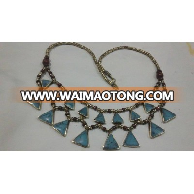 (KN-0102) Afghan gems Necklace