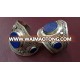 (LAP---001) Afghan Turkoman Cuff Available in lapis/turqoise/emerald/coral/agate