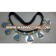 (KN-00001) Afghan Beaded coin Necklace