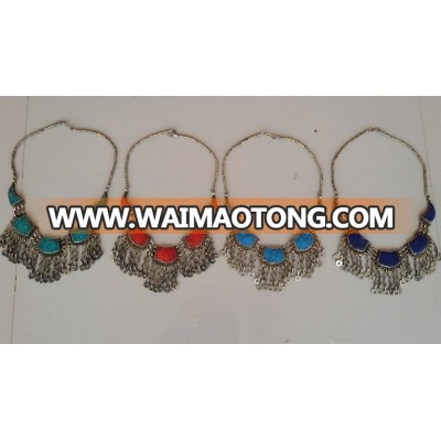 (KN-3013) Afghan Kuchi tribal Necklace /kuchi banjara vintage necklaces