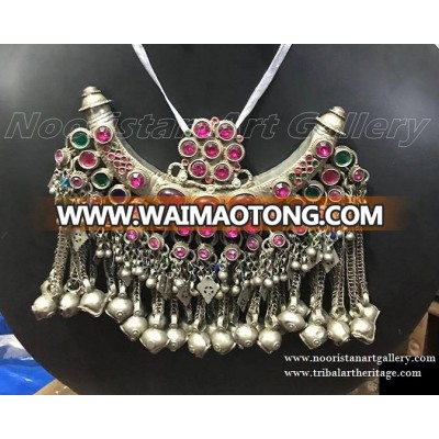 Afghan Kuchi Vintage Necklace (KN-06004)